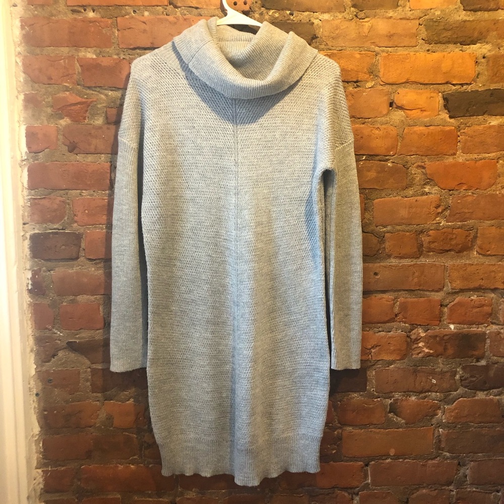 Lulu’s cowl neck sweater dress